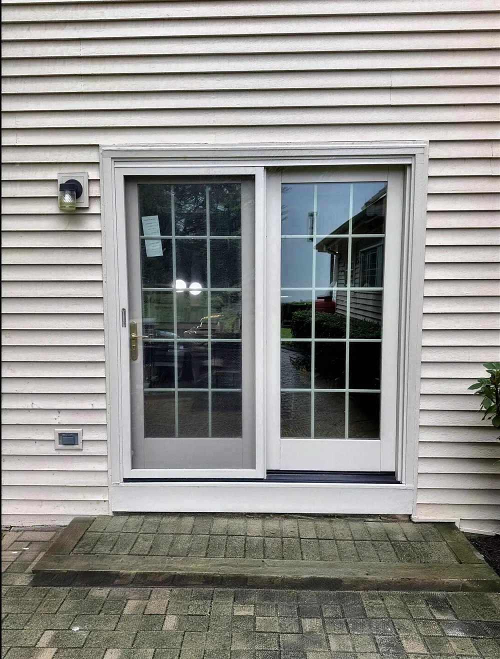Sliding patio door