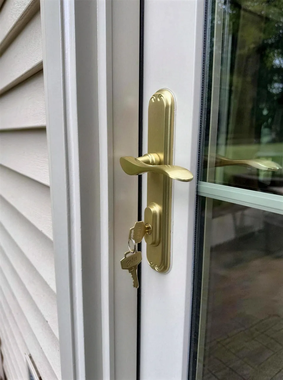 Patio door hardware